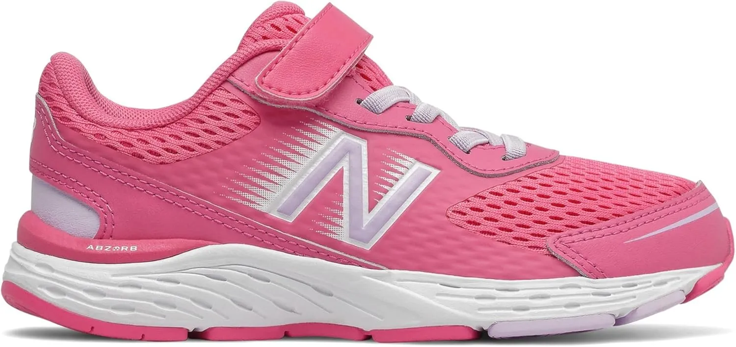New Balance Kids' 680 V6 Hook and Loop Running Shoe