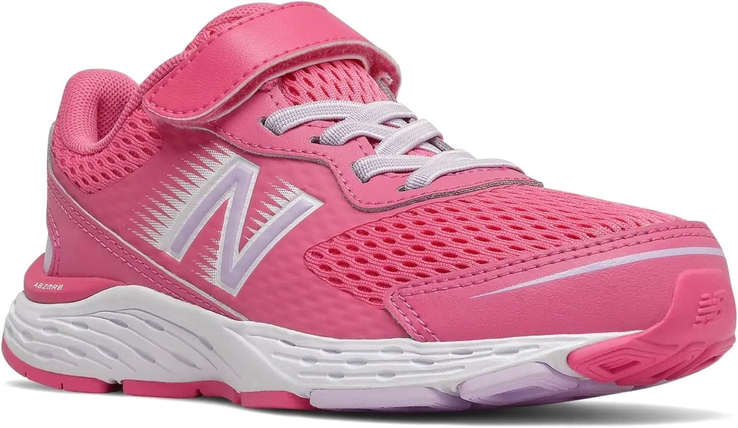 New Balance Kids' 680 V6 Hook and Loop Running Shoe