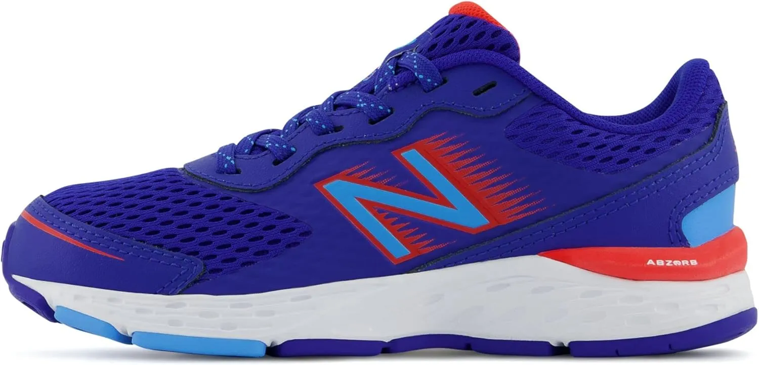 New Balance Kids' 680 V6 Lace-up Running Shoe