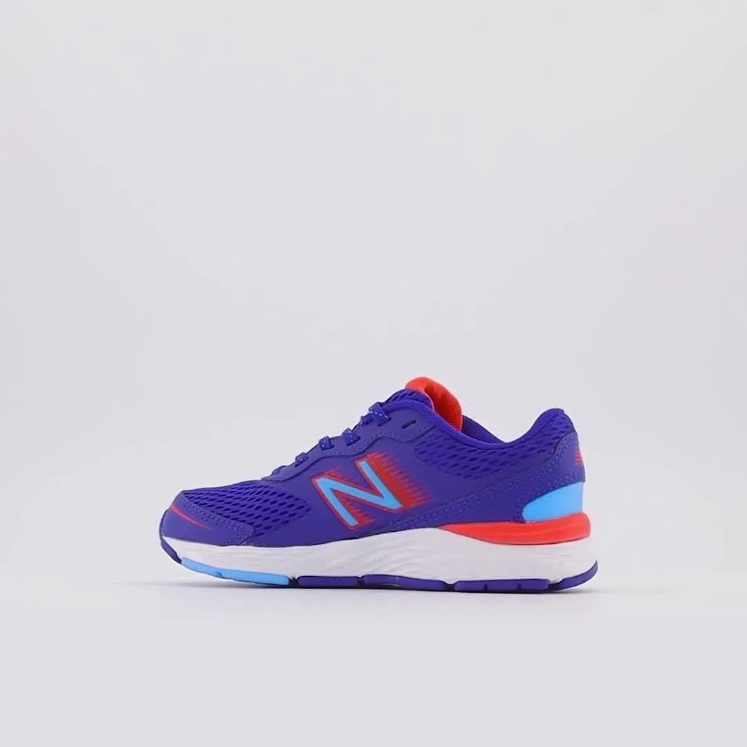 New Balance Kids' 680 V6 Lace-up Running Shoe