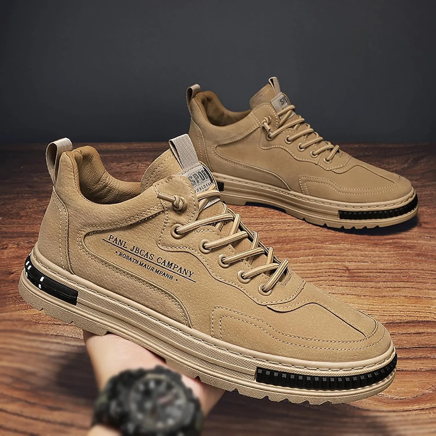 Non Slip Work Shoes For Men Fashion Walking Sneakers Kitchen Chef Shoe Comfortable Leather Casual Sneaker Cases for Men Soft