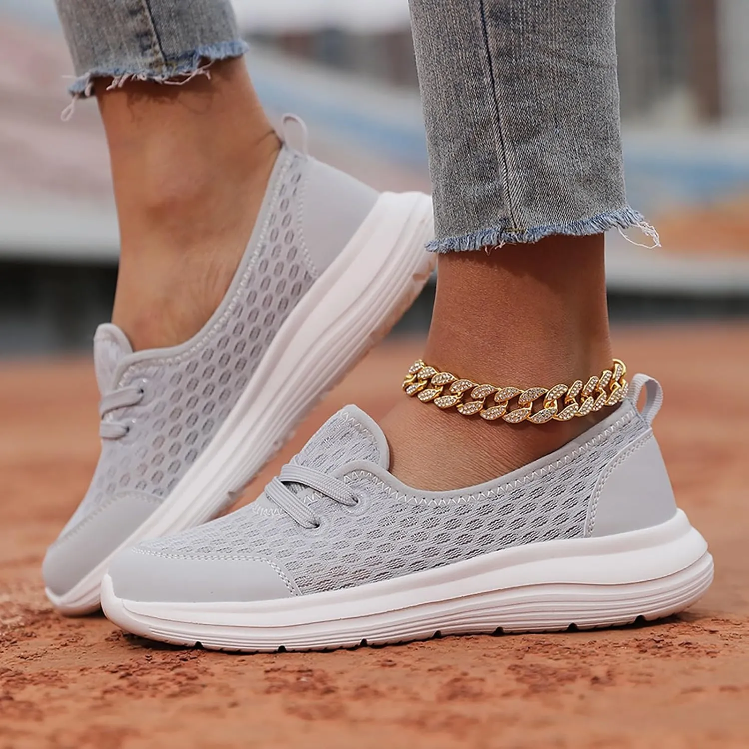 Non Slip Work Shoes Women Food Service Casual Shoes Slip On Men's Fashion Sneakers Running Lightweight Tennis Non Slip White Basketball Shoe Loafers Shoe