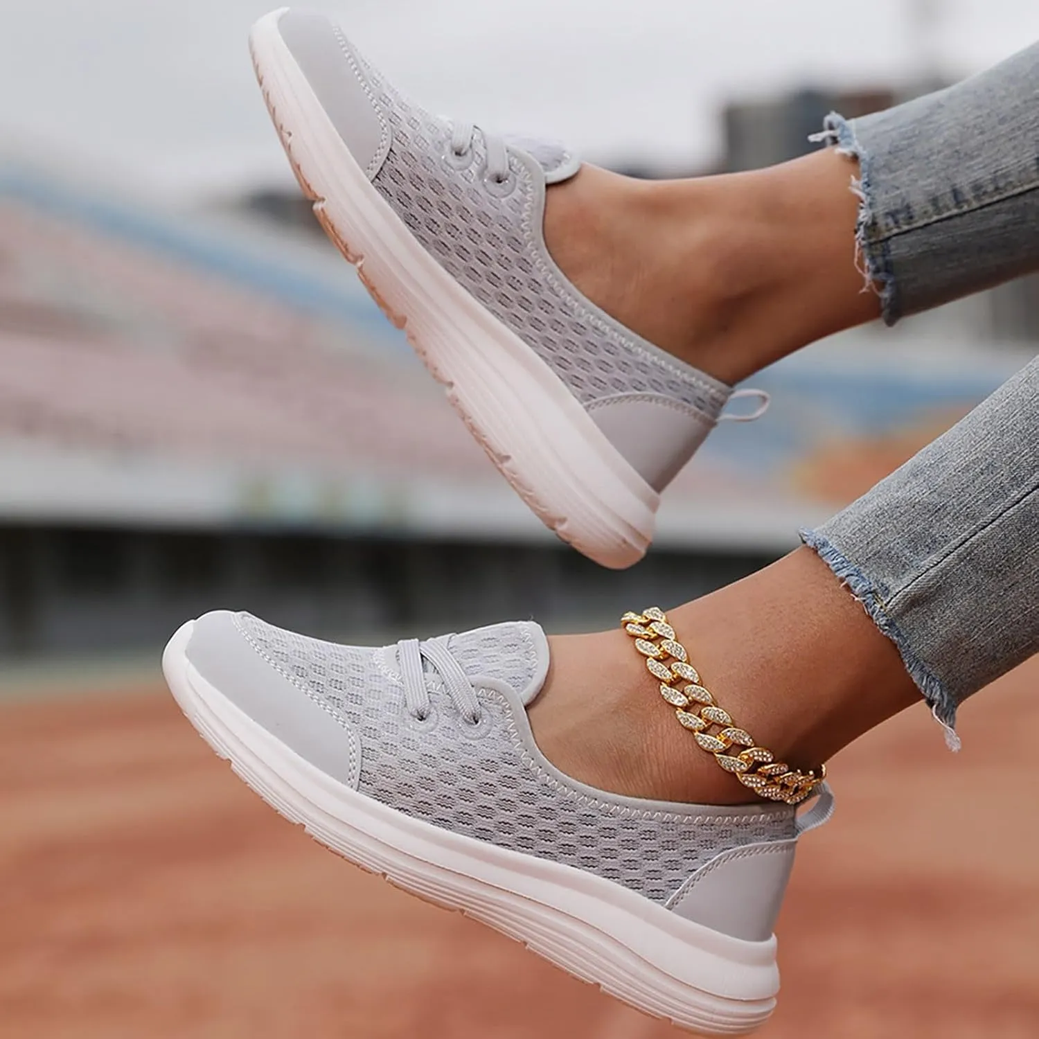 Non Slip Work Shoes Women Food Service Casual Shoes Slip On Men's Fashion Sneakers Running Lightweight Tennis Non Slip White Basketball Shoe Loafers Shoe