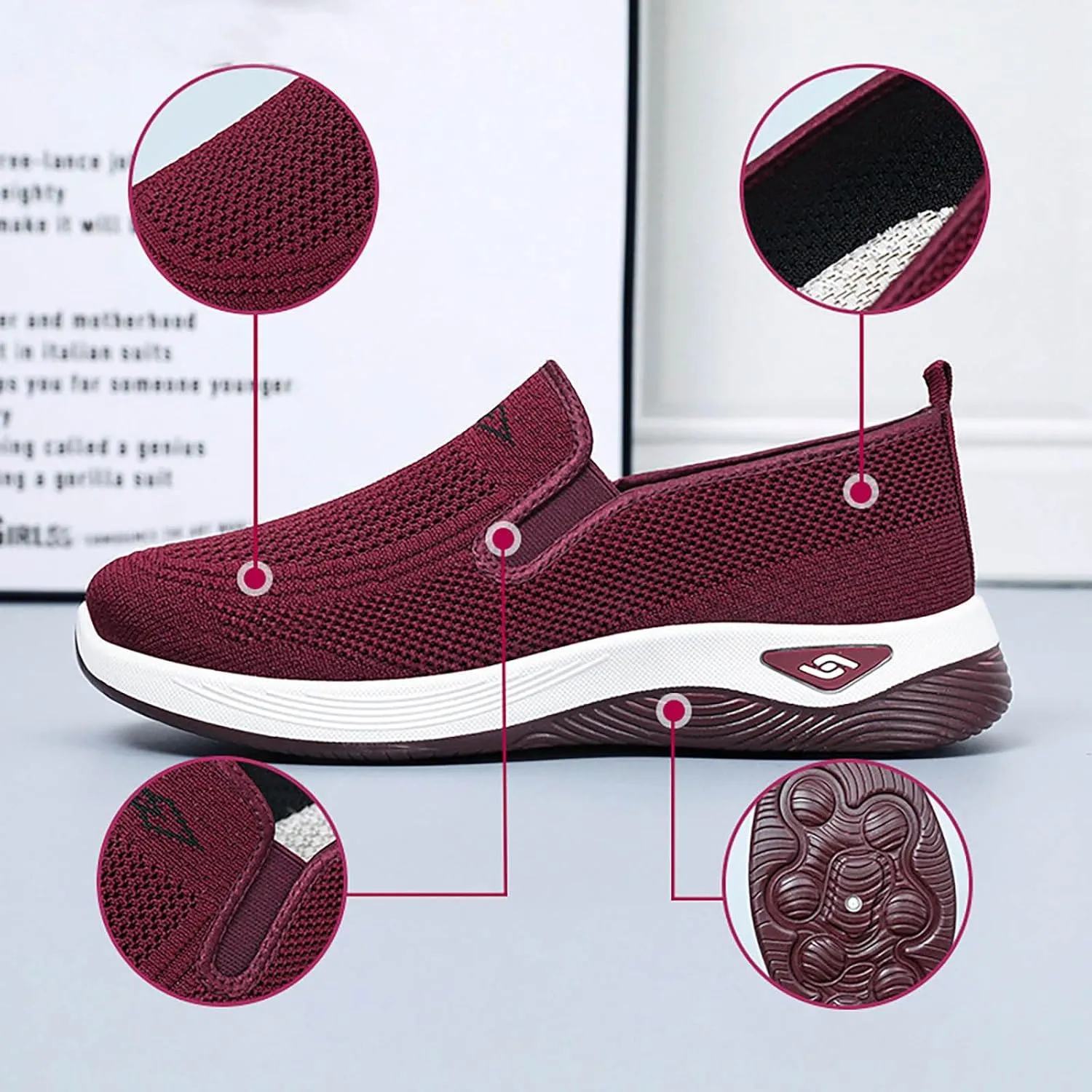 Non Slip Work Shoes Women Lightweight Black Casual Shoes Shoes Sneakers Men's Supportive Running Cushioned Athletic White Basketball Shoe Casual Loafers