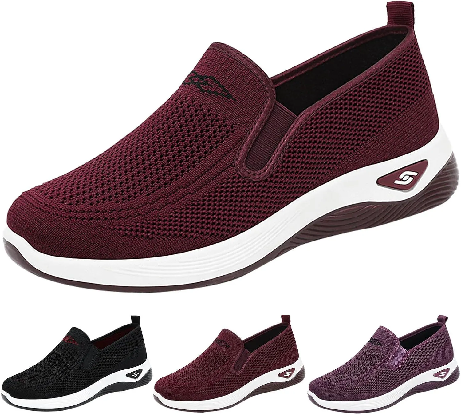 Non Slip Work Shoes Women Lightweight Black Casual Shoes Shoes Sneakers Men's Supportive Running Cushioned Athletic White Basketball Shoe Casual Loafers
