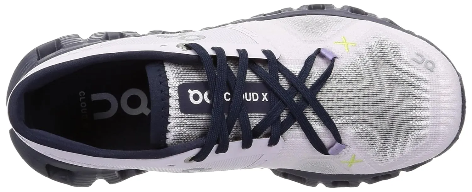On Cloud X 3 Women's Running Shoes, Orchid | Iron, 22.0 cm