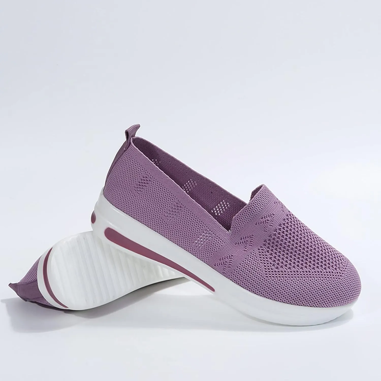 Orthopedic Shoes for Women Slip On Breathable Mesh Sneakers Non Slip Thick Sole Comfortable Casual Shoes