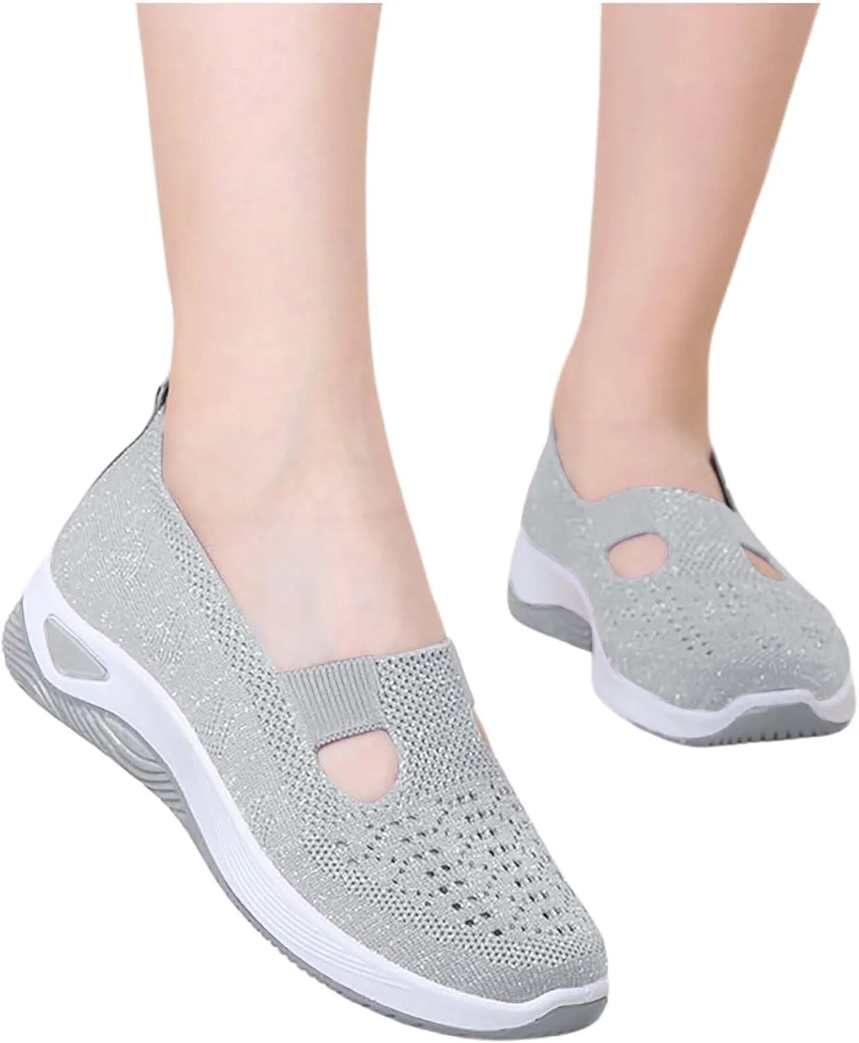 Orthopedic Shoes for Women Woven Orthopedic Slip On Shoes Women Slip On Ladies Casual Shoes Men Shoes Sneakers Red Tennis Shoe Loafers Casual Slip On