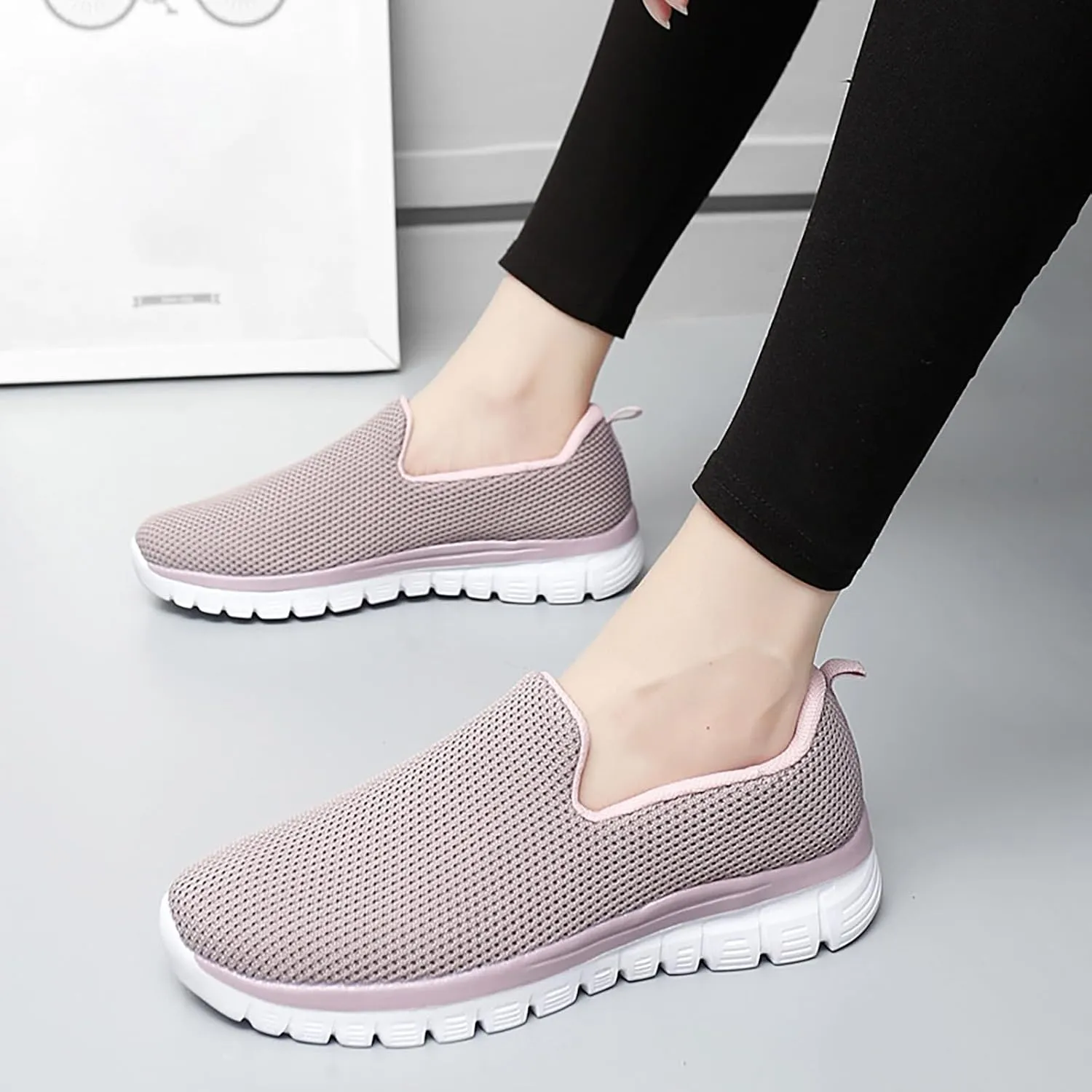 Platform Sneakers for Women 6 Wide Tenis De Mujer para Trabajo Antideslizante D Bota Womens Shoes Casual Fall Slip On Women's Sneakers Wide Width Zapatillas Ortopedicas Cerradas Y Anchas para Mujer