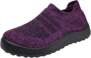 Platform Sneakers for Women Slip On Black Comfy Winter Shoes Women Brown Comfortable Walking Shoes for Women Black Non Slip Shoes for Women Plantar Fasciitis Women Slip On Tennis Shoes Size 8