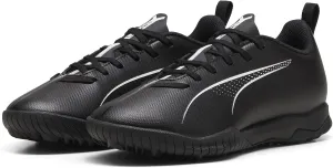 PUMA Ultra Play Turf Training Sneaker, Black White, 6 US Unisex Big Kid