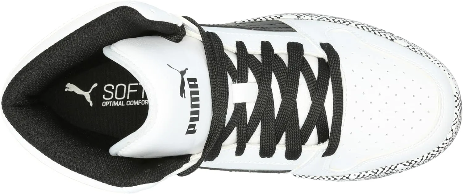 PUMA Unisex-Child Rebound Layup Mid Sneaker