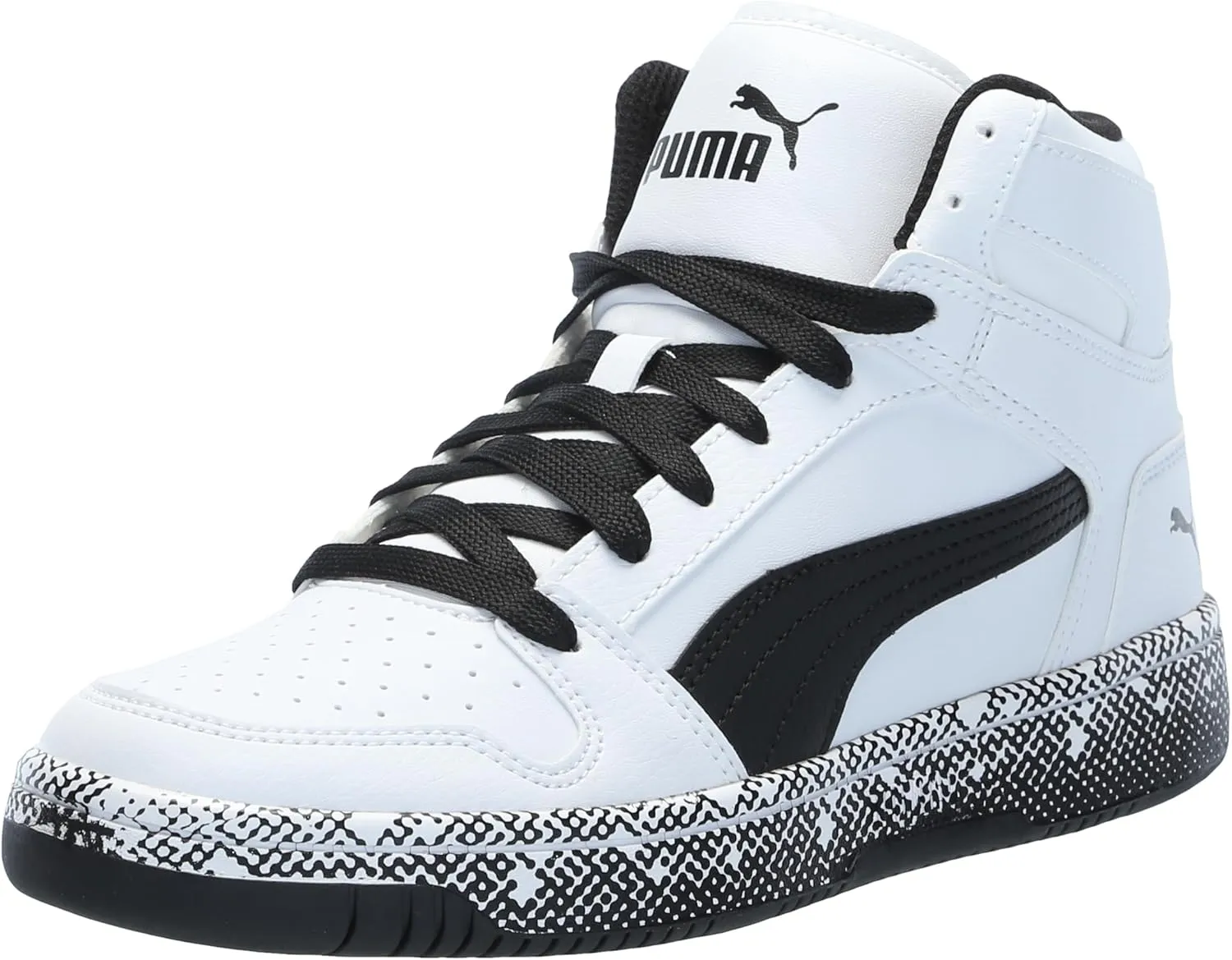 PUMA Unisex-Child Rebound Layup Mid Sneaker