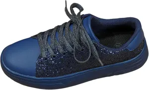 Rhinestone Sneakers for Women Women's Glitter Sneakers Shiny Sequin Tennis Rhinestone Bling Lace Up Shoes Fashion Sneakers