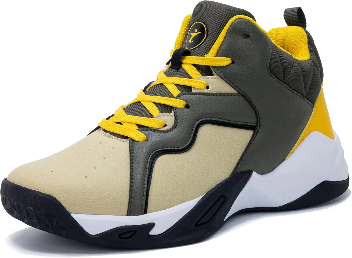RomenSi Mens High Top Basketball Shoes Athletic Running Walking Anti Slip Sports Fashion Sneakers