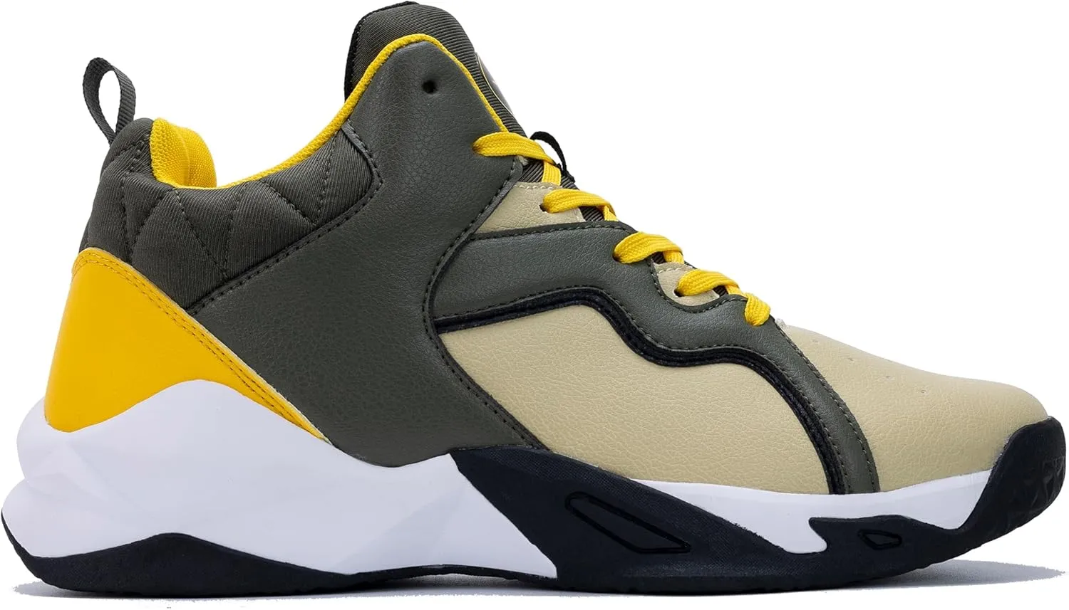 RomenSi Mens High Top Basketball Shoes Athletic Running Walking Anti Slip Sports Fashion Sneakers