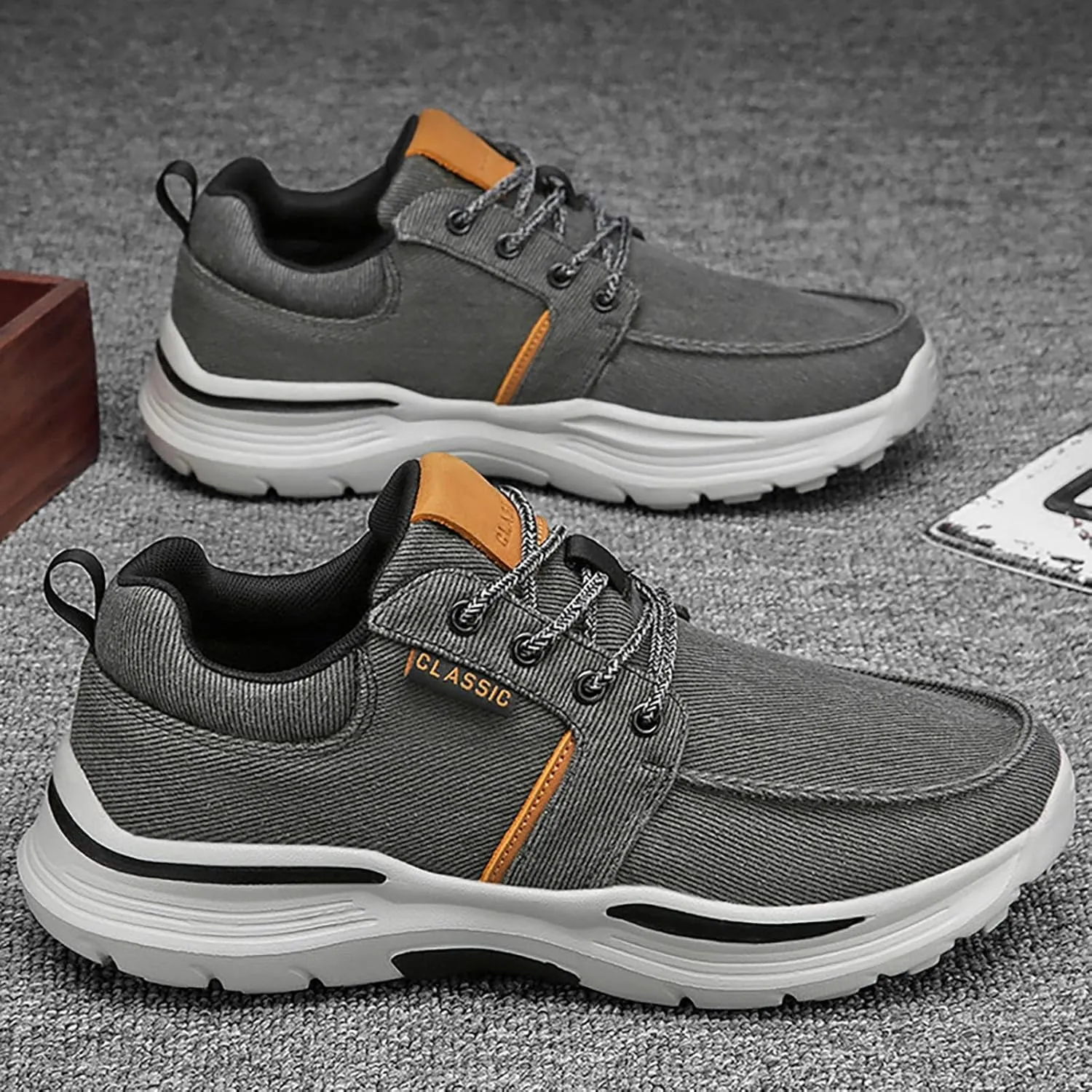 Running Shoes for Men Comfortable Men Shoes Casual Slip On Sneakers Men's Supportive Running Cushioned Athletic Basketball Shoe Loafers Dress Shoe