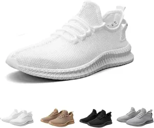 Running Shoes - Running Shoes for Men, Breathable & Non Slip Men's Sneakers, Knit Mesh Design Walking Shoes for Men, Lightweight Men's Trail Running Shoes & Workout Shoes