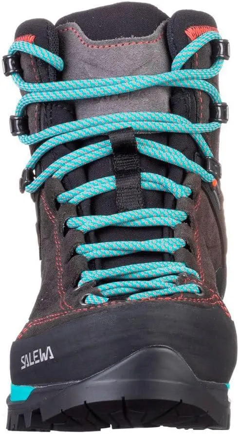 Salewa Women's Mountain Trainer Mid GTX Alpine Trekking Boot | Hiking, Alpine Climbing, Technical Approach | Gore-Tex Breathable Waterproof Protection, Vibram Sole, Durable Leather and Fabric Upper
