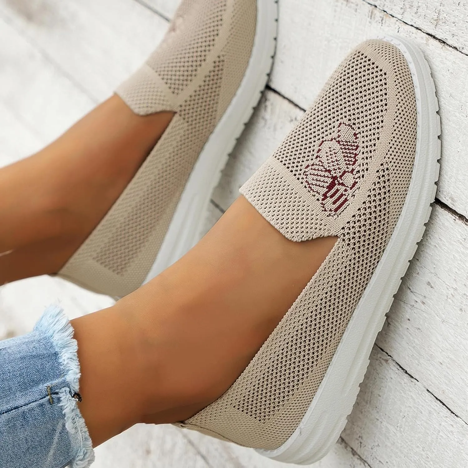 SBGMoSJ Chunky Platform Sneakers for Women Trendy Black Comfy Walking Shoes Women Orange and White Gym Shoes for Women Womens Wide Casual Shoes Womens Walking Sneakers