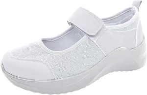 SBGMoSJ Chunky Sneakers for Women 2023 Black Orthopedic Shoes for Women Wide Toe Womens Slip On Tennis Shoes Size 7 Womens Sneakers Size 8 Trendy Womens Shoes Slip Ons Flats Fall 2023