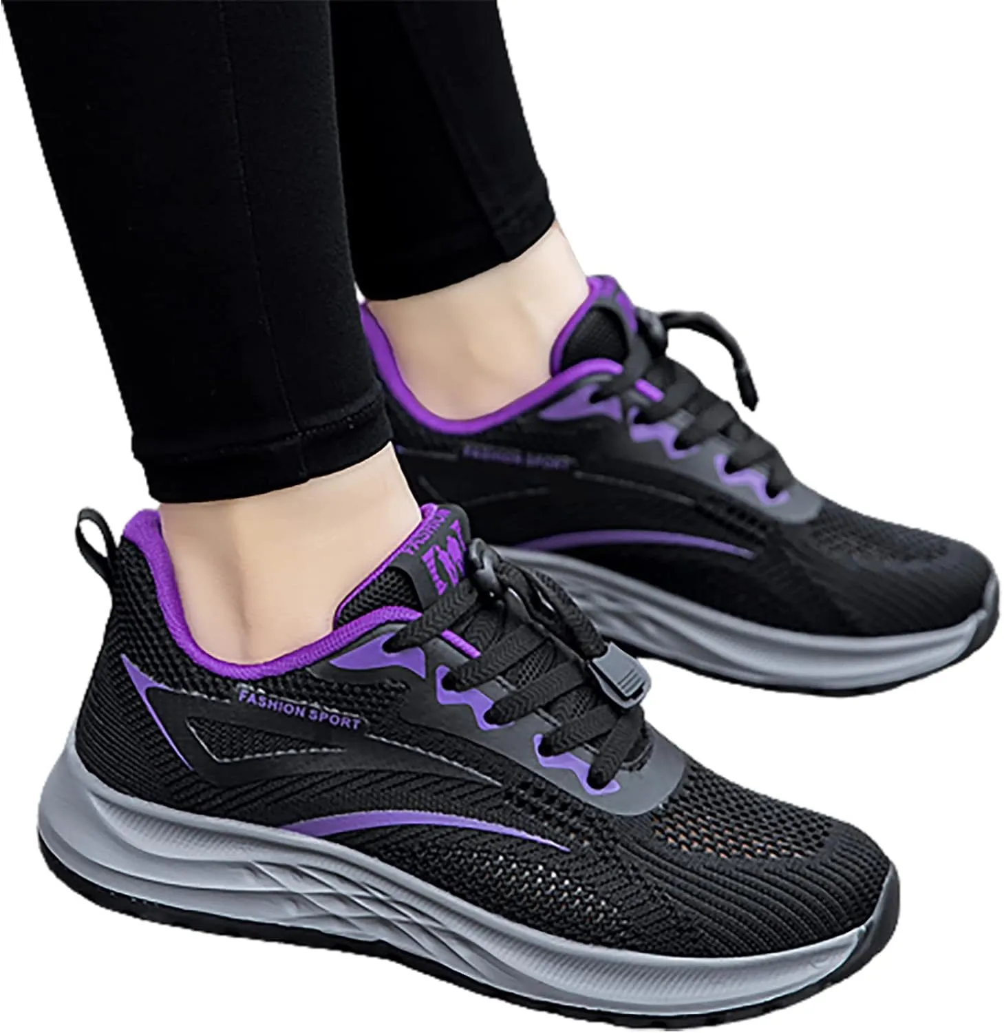SBGMoSJ Lightweight Sneakers for Women Size 8 Wide Flat Mules for Women Shoes Slip On Womens Casual Shoes Slip Ons Mule Womens Sneakers Casual Women's Slip On Shoes 11 Wide