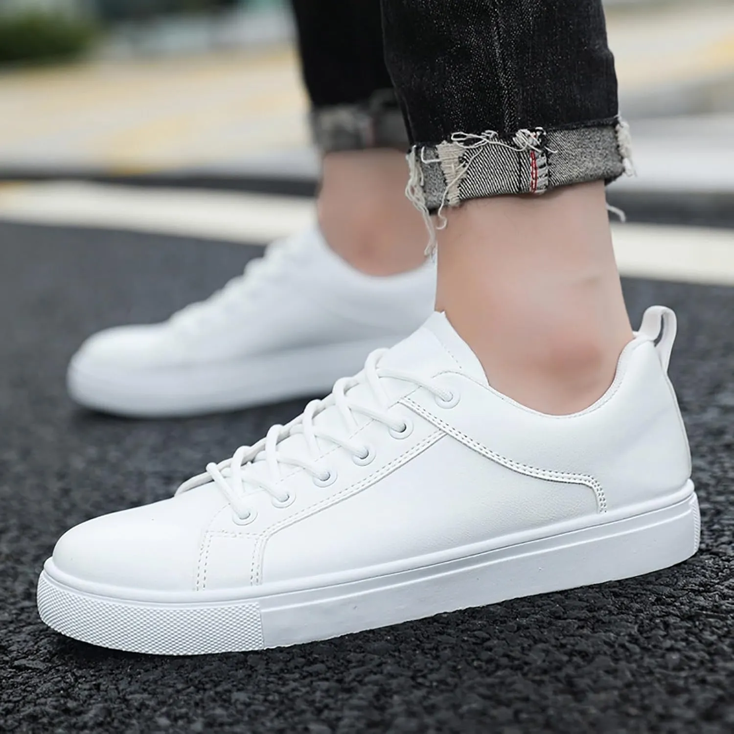 SBGMoSJ Plantar Fasciitis Shoes Women Slip Ons Wide Black Slip On Tennis Shoes Ladies Black Shoes Women Dressy Comfort Wedges Open Toe Women Sneakers Size 9 Wide Slip On Tennis Shoes Women Size 11