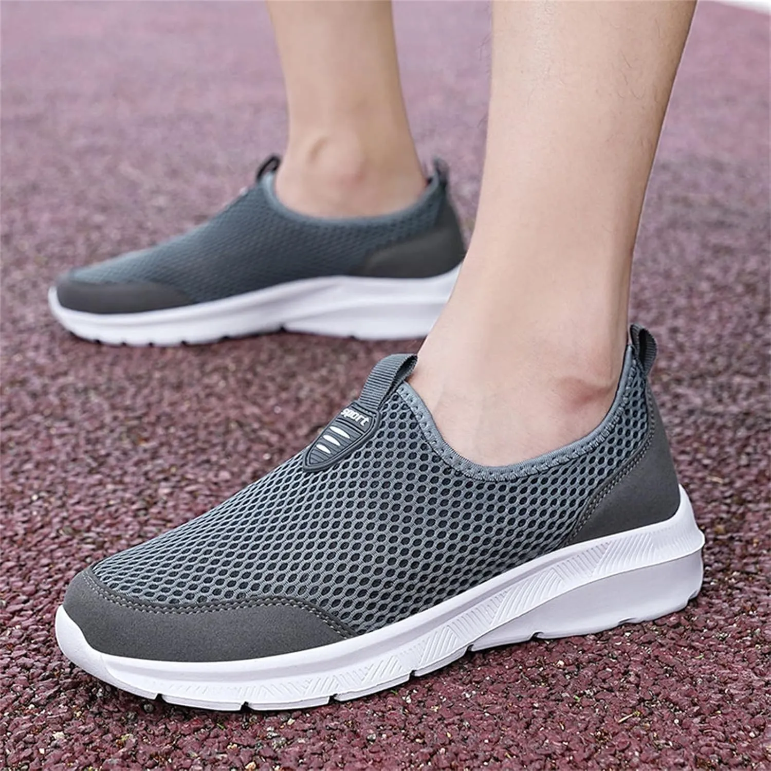 SBGMoSJ Walking Sneakers for Women Wide Width Women Slip On Sneakers Memory Foam Black Shoes Women Casual Slip On Casual Sneakers for Women 2023 Black Slip On Tennis Shoes Ladies