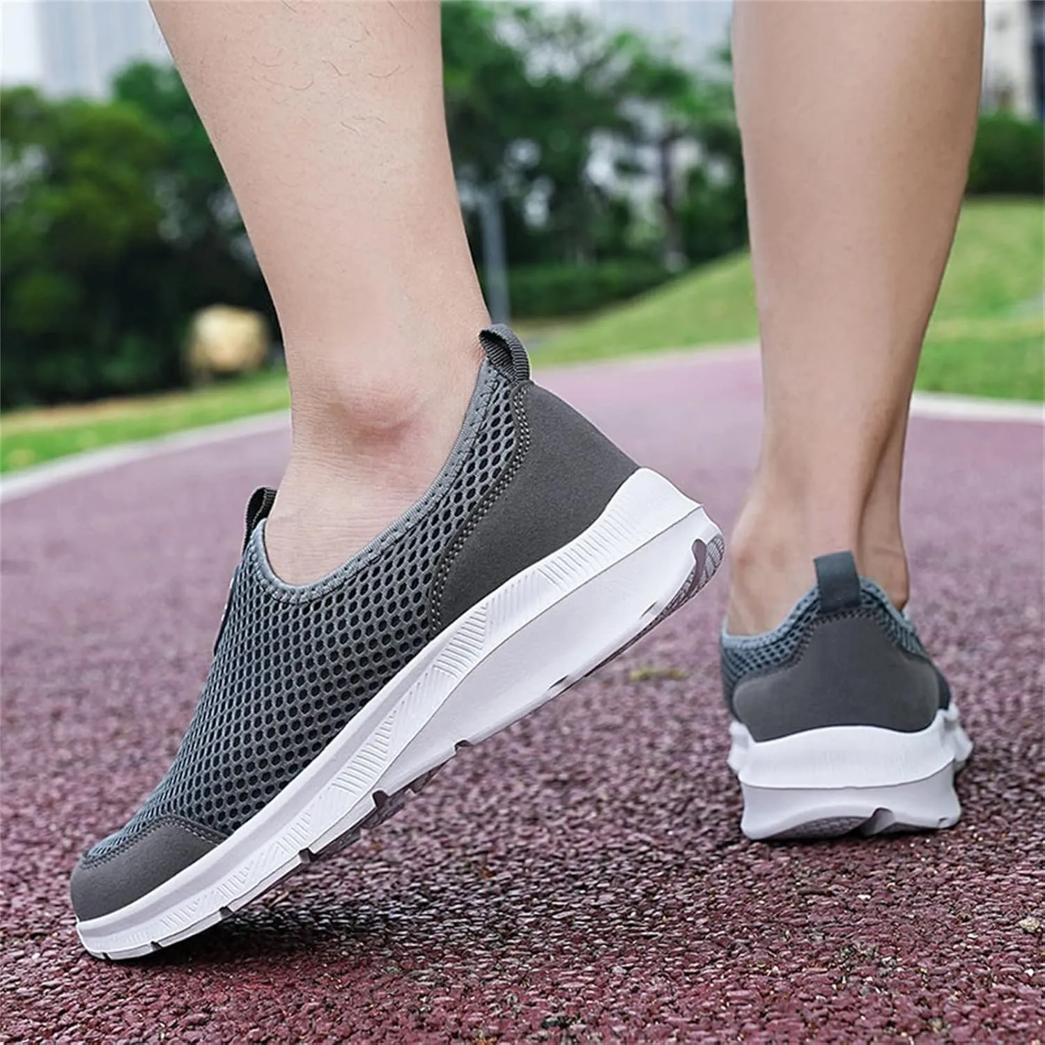 SBGMoSJ Walking Sneakers for Women Wide Width Women Slip On Sneakers Memory Foam Black Shoes Women Casual Slip On Casual Sneakers for Women 2023 Black Slip On Tennis Shoes Ladies