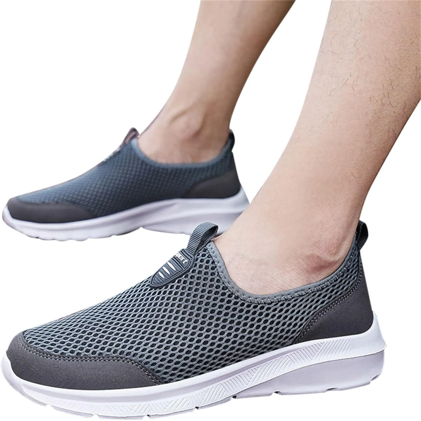 SBGMoSJ Walking Sneakers for Women Wide Width Women Slip On Sneakers Memory Foam Black Shoes Women Casual Slip On Casual Sneakers for Women 2023 Black Slip On Tennis Shoes Ladies