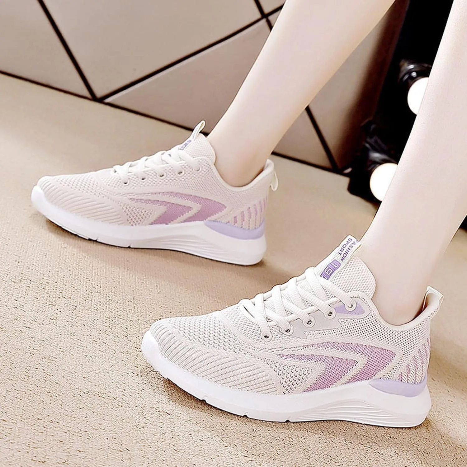 SBGMoSJ Womens Casual Sneakers Slip On Walking Shoes for Women Black Dress Gym Shoes Women White Slip On Sneakers for Women Size 9 Walking Shoes for Plantar Fasciitis Women