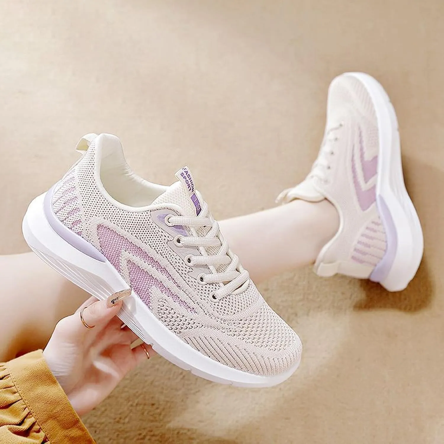 SBGMoSJ Womens Casual Sneakers Slip On Walking Shoes for Women Black Dress Gym Shoes Women White Slip On Sneakers for Women Size 9 Walking Shoes for Plantar Fasciitis Women