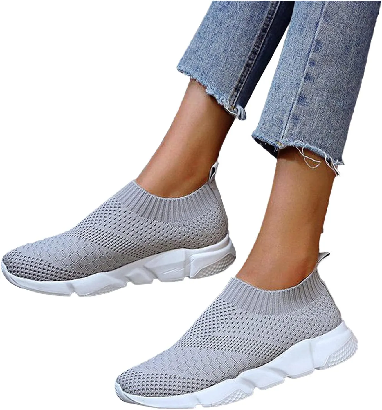 SBGMoSJ Womens Walking Shoes Wide Width Office Black Walking White Shoes Women Size 5 Womens Sneakers Size 7.5 Wide Slip On Womens Black High Top Fashion Sneakers Size 11 Wide Slip On Shoes for Women