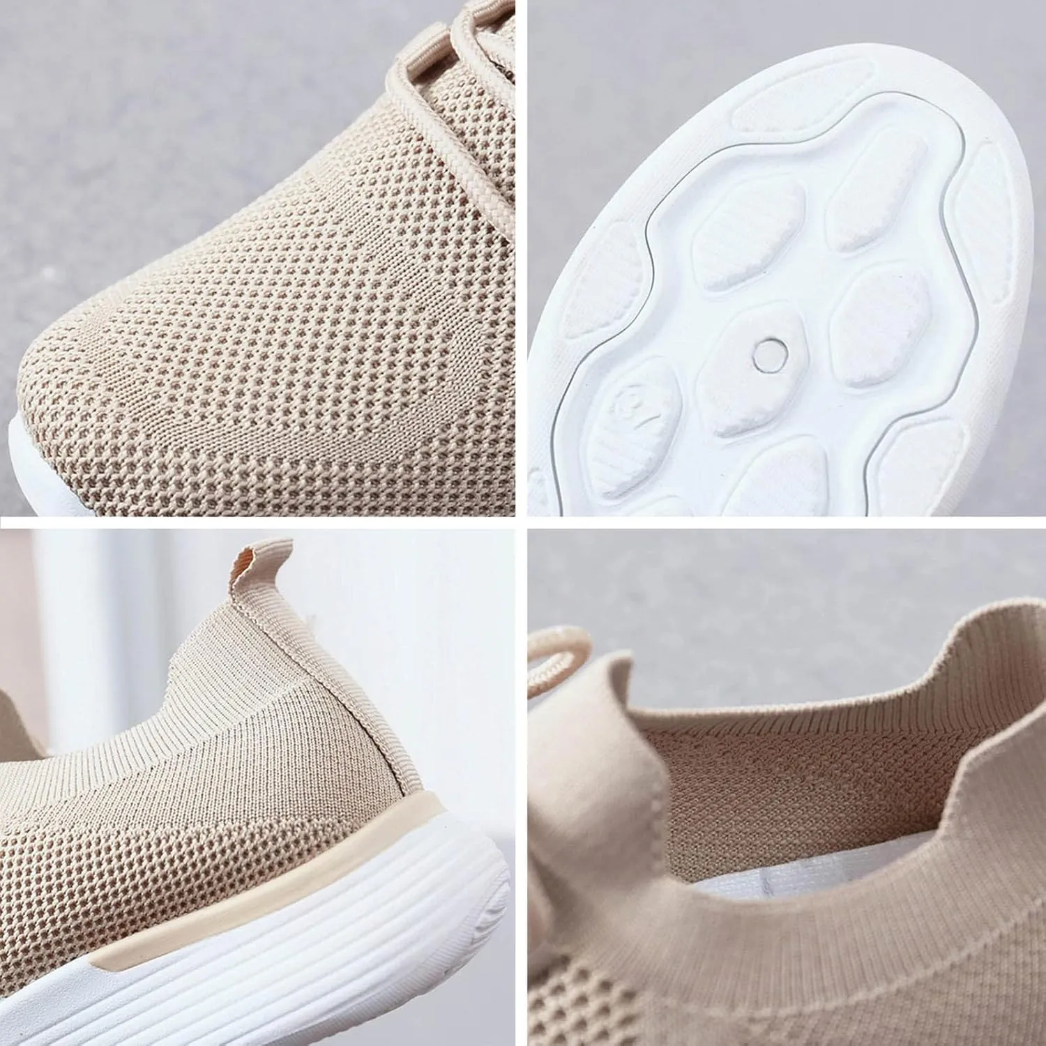 SBGMoSJ Womens Walking Sneakers Size 10 Wide Women Orthopedic Sneakers Walking Womens Casual Shoes Slip Ons Mule Women's Sneakers Wide Width Comfortable Walking Shoes Women Slip On