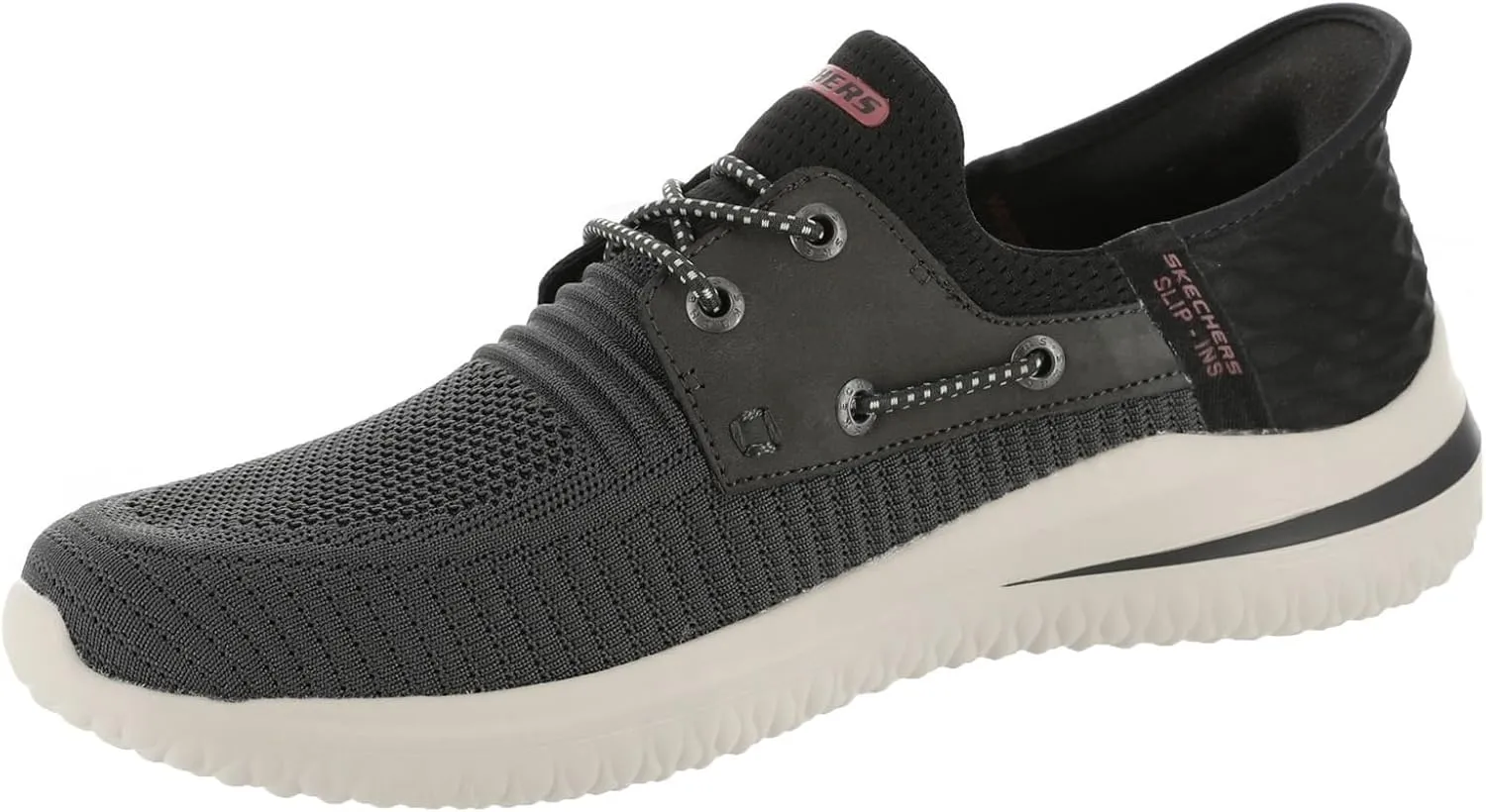Skechers Men's Delson 3.0-Roth 210606 Low Profile Bungee Lace Slip-Ins
