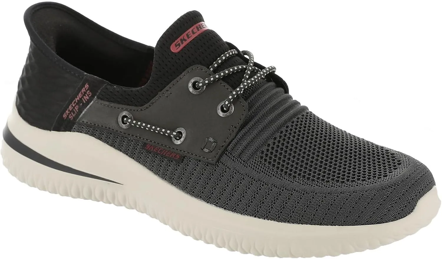Skechers Men's Delson 3.0-Roth 210606 Low Profile Bungee Lace Slip-Ins