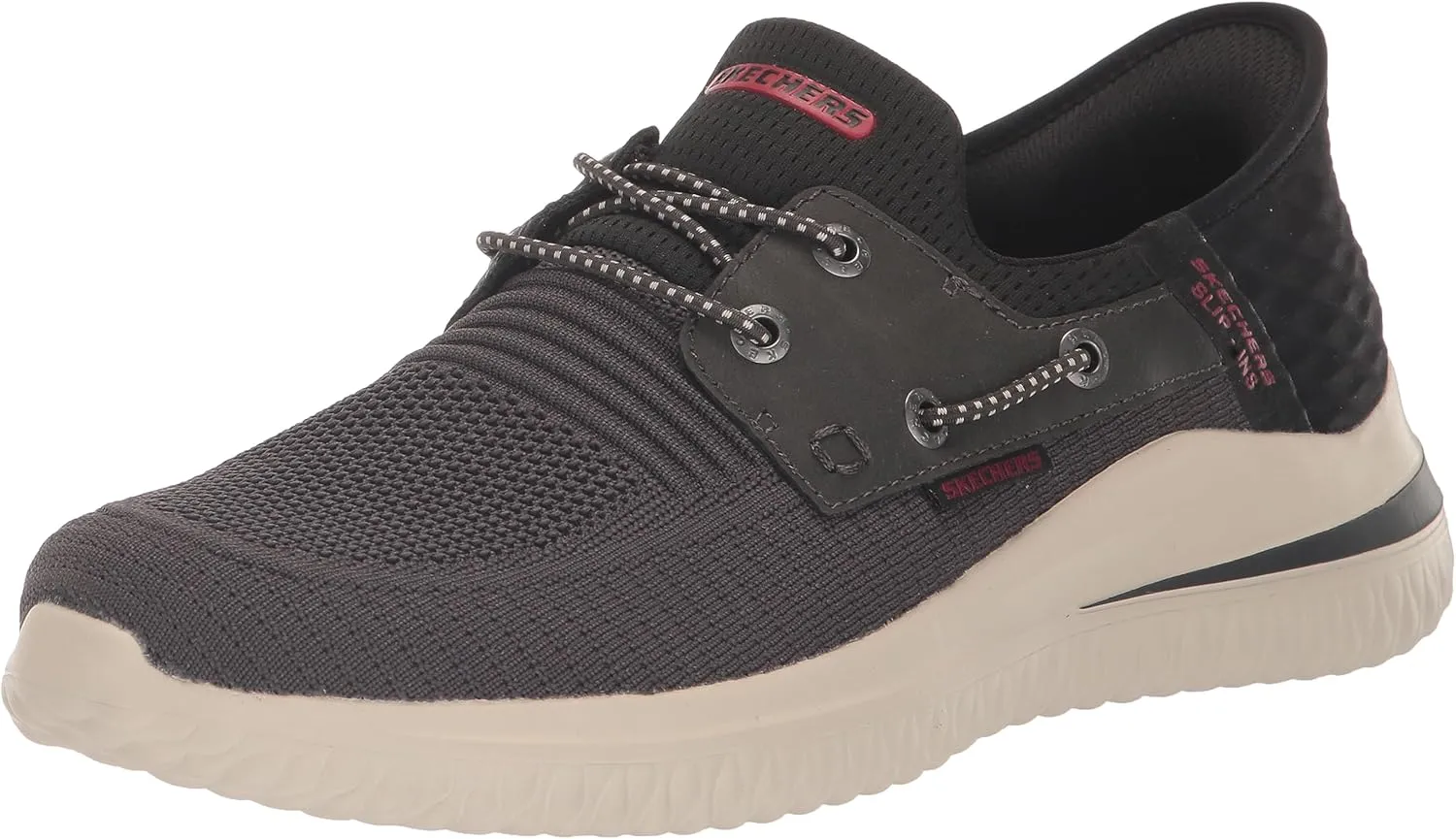 Skechers Men's Delson 3.0-Roth 210606 Low Profile Bungee Lace Slip-Ins