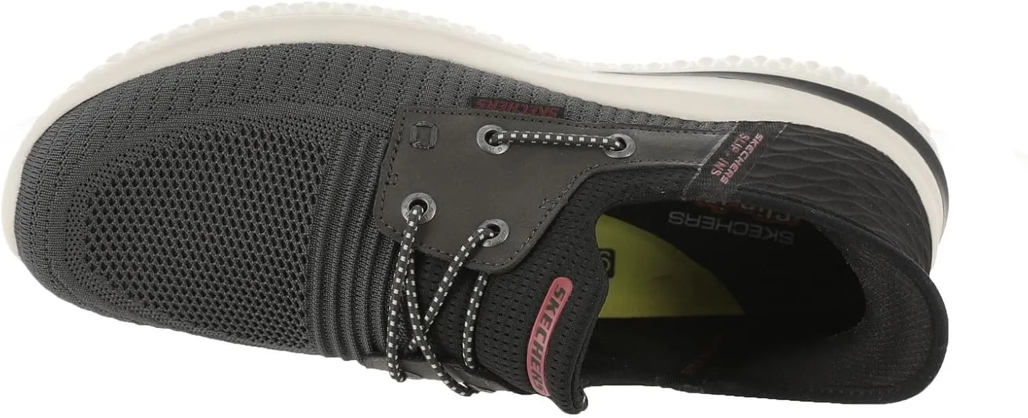 Skechers Men's Delson 3.0-Roth 210606 Low Profile Bungee Lace Slip-Ins