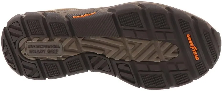 Skechers USA Men's Respected-Lowry Goodyear Rubber Low Profile Bike Toe Slip on Loafer