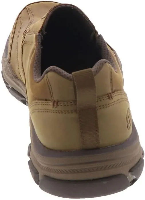 Skechers USA Men's Respected-Lowry Goodyear Rubber Low Profile Bike Toe Slip on Loafer