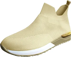 Slip On Casual Shoes Womens White Sneakers Casual Slip On Shoes Women Round Toe Slip On Casual Women Loafers Shoes for Work Womens Walking Sneakers Wide Width
