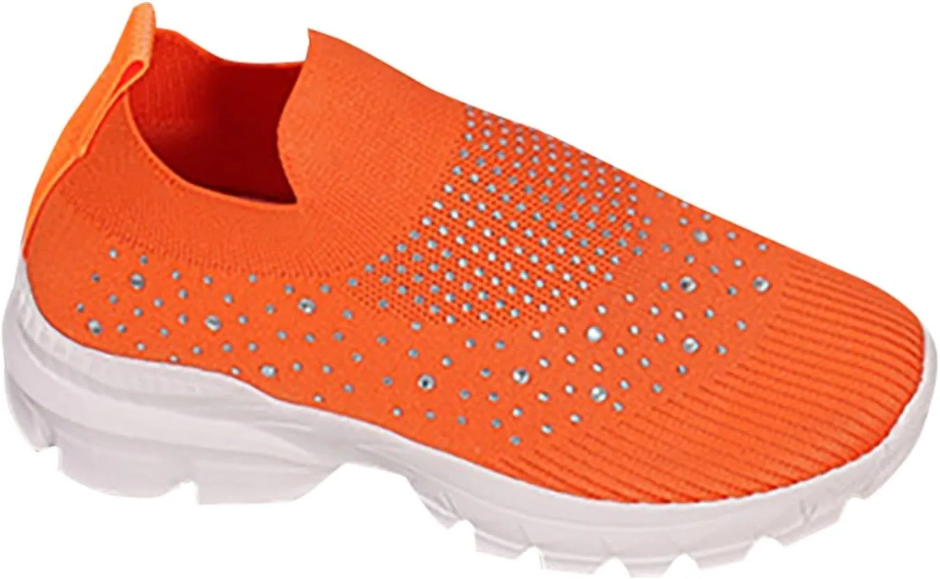 Slip On Shoes Women Mesh Breathable Black Casual Shoes Dress Sneakers Men's Athletic Sneakers Lightweight Breathable Platform Tennis Shoe Loafers Shoe