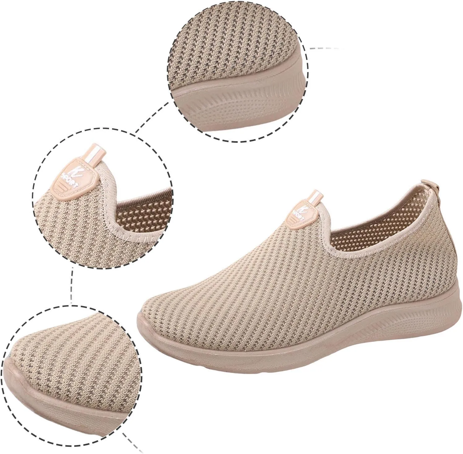 Sneakers Business Breathable Men Sports Shoes Fashionable New Pattern Simple and Pure Color Mesh Breathable and