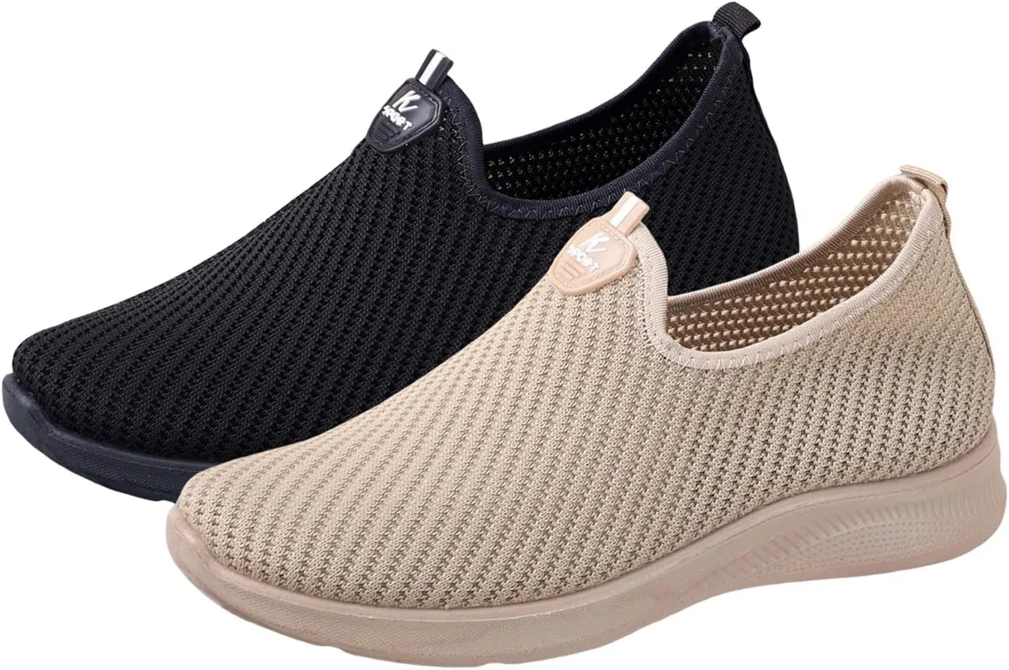 Sneakers Business Breathable Men Sports Shoes Fashionable New Pattern Simple and Pure Color Mesh Breathable and