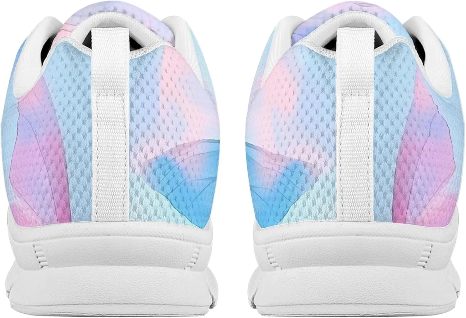 Sports Trainer Running Shoes for Women Teens Girls Causal Travel Sneaker Walking Low Heel Lace up Breathable Flexible
