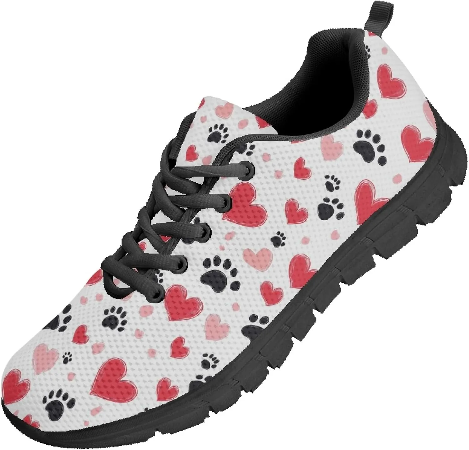 Sports Trainer Running Shoes Womens Causal Travel Sneaker Walking Low Heel Lace up Breathable Flexible Shoe