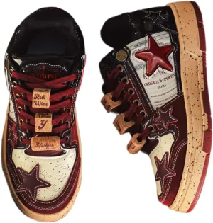 Star Cute Sneakers for Women Stylish Chunky Sole Trainers All-Season Comfortable Shoes in Multiple Colors