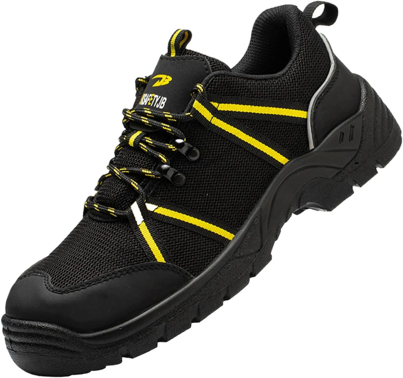 Steel ToeNail Protection Safety Shoes,Work Shoes Provides a Comfortable, Breathable, Long-Term Foot Experience with Flying Woven Upper Material,