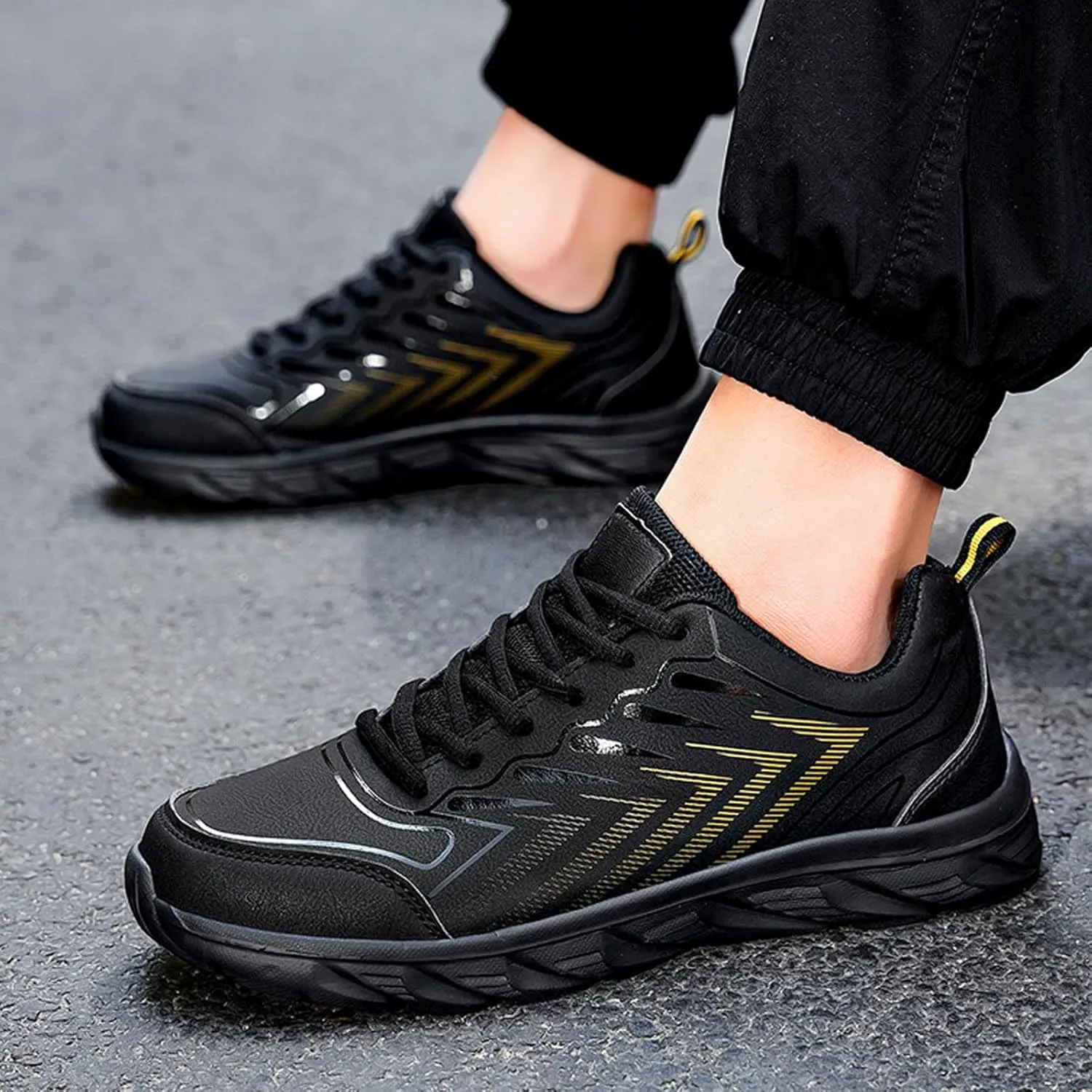 Tennis Shoes Men Casual Sneakers for Men Lightweight Breathable Slip on Running Shoes Mens Wide Toe Box Sneakers