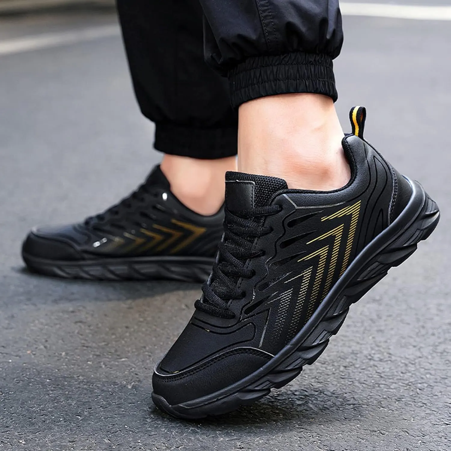 Tennis Shoes Men Casual Sneakers for Men Lightweight Breathable Slip on Running Shoes Mens Wide Toe Box Sneakers